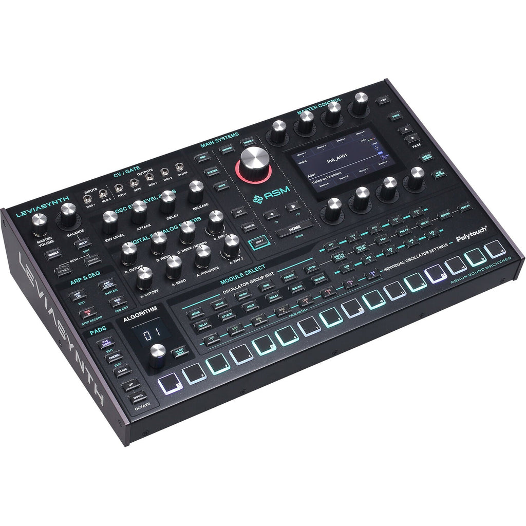 Ashun Sound Machines ASM Leviasynth LSDR - Hybrid Algorithmic Synth Module With 16 voices, 8 Oscillators Per Voice — Synthesizer