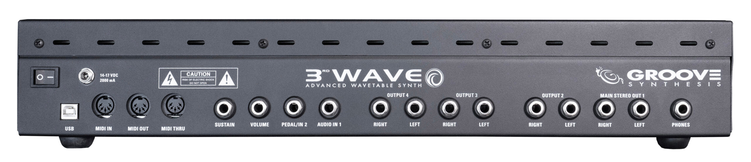 Groove Synthesis 3rd Wave Wavetable, 24-voice polyphony, 4 Part Multitimbral Desktop Module, keyboard synthesizer instrument