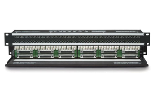 2x48 MINI (Bantam/TT) Audio Patchbay Wired to DB25 Connectors, 1RU