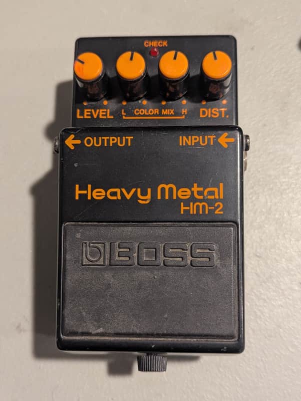 Boss HM-2 Heavy Metal (Black Label) 1983 - 1988 - Black