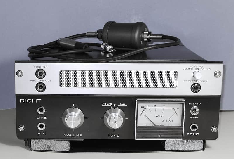 Available April 1 '26 Classic Akai M-8 RestoredTube Mic Preamp/Tube DI,Vintage Mic Trans,Nu-20db Varipad & Custom Case