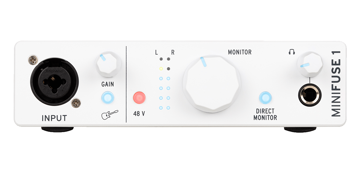 MiniFuse 1 Compact USB Audio Interface - White