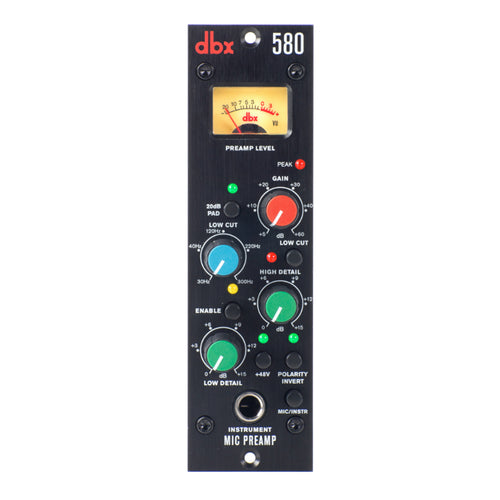 dbx 580 Mic Preamp, preamplifier or direct box