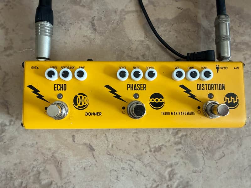 Donner Third Man Hardware Triple Threat Limited Edition - Reverb Exclusive 2024 - Yellow