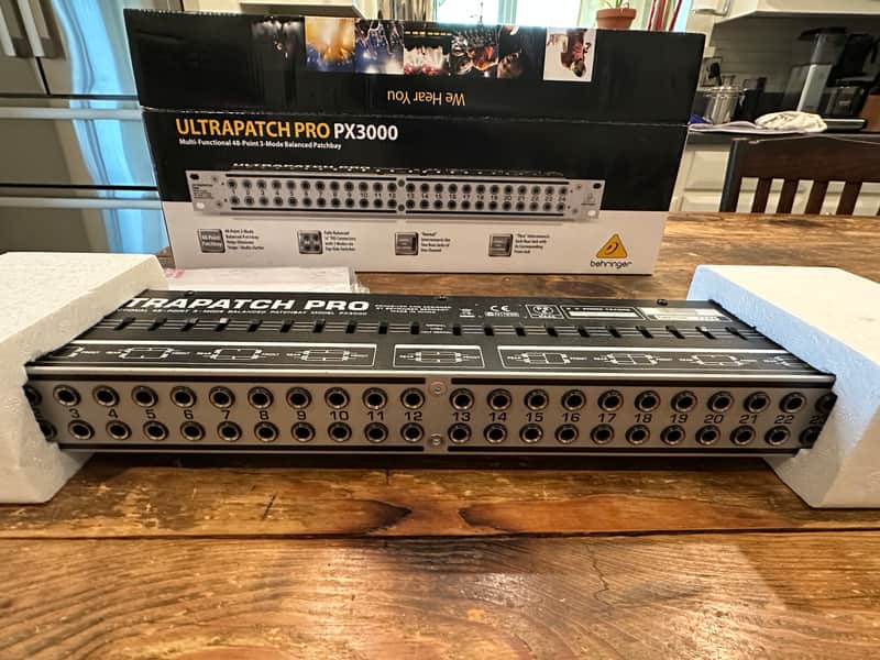 Behringer Ultrapatch Pro PX3000 48 Point 3-Mode Balanced Patchbay