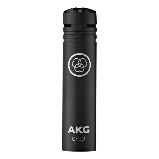 C430 Professional Miniature Condenser Microphone