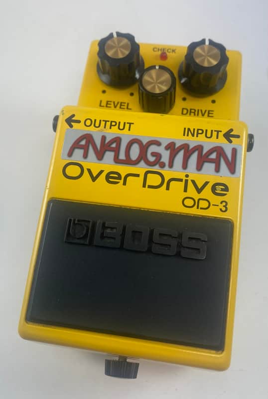 Boss OD-3 OverDrive w/Analogman Mod