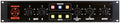 Front view of a black audio mixer unit with multiple knobs and function buttons labeled Dangerous Master.