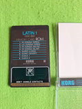 Korg DDC-B01 Latin 1 Card for DDD-1 DDD-5