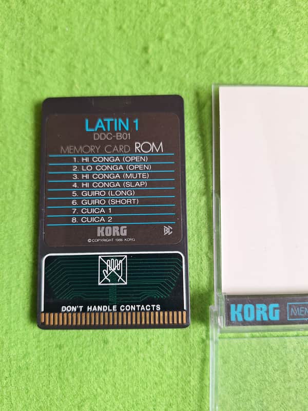 Korg DDC-B01 Latin 1 Card for DDD-1 DDD-5