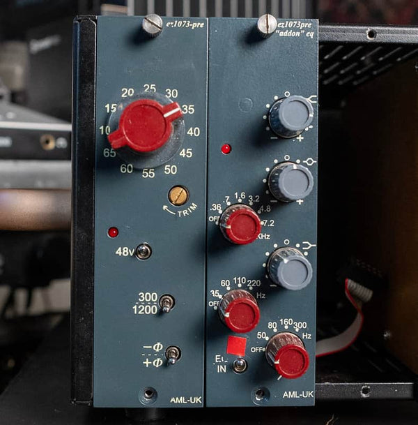 AML UK ez.1073-pre Preamp + ez1073pre “addon” EQ Modules – 500 Series