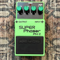 1989 Boss PH2 Super Phaser Vintage Black Label MIJ Made In Japan Guitar Effect Pedal!