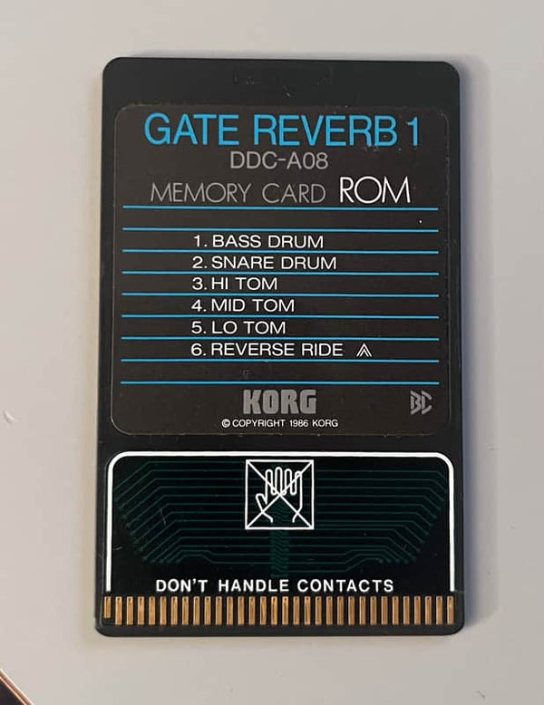 Korg DDC-A08 Gate Reverb 1 - ROM Card for DDD-1 and DDD-5