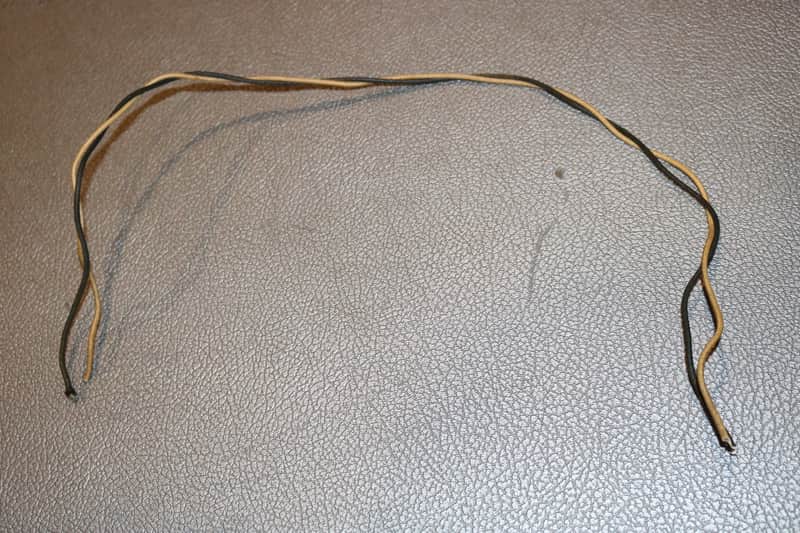 Vintage Original 1960s Pre CBS Fender Cloth Wire - No Tariffs