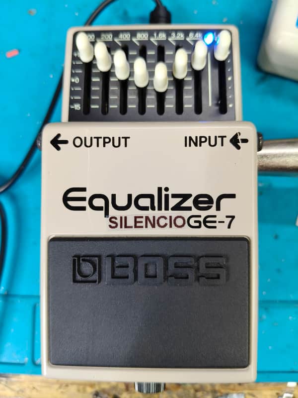 Boss GE-7 Equalizer 'Silencio' Silent Hi Fi Mod 9-18v DC