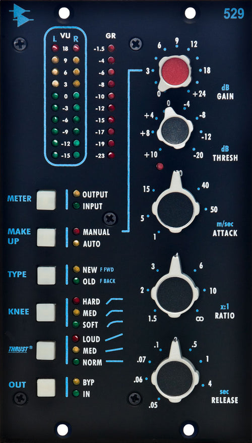 API 529 Stereo Compressor, dynamics compression processor