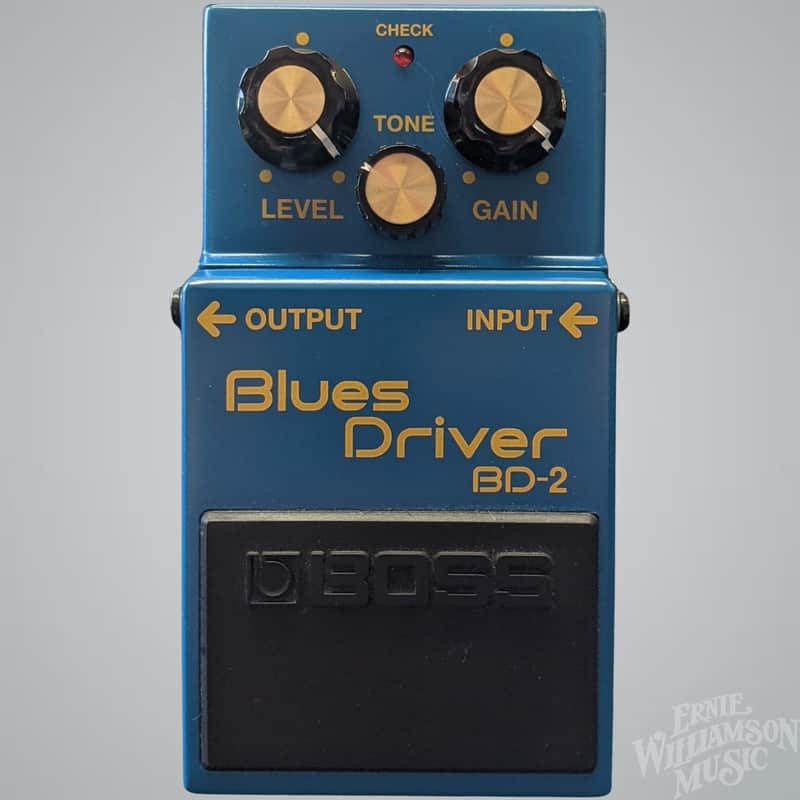 Boss BD-2 Blues Driver (Silver Label) 1995 - Present - Blue