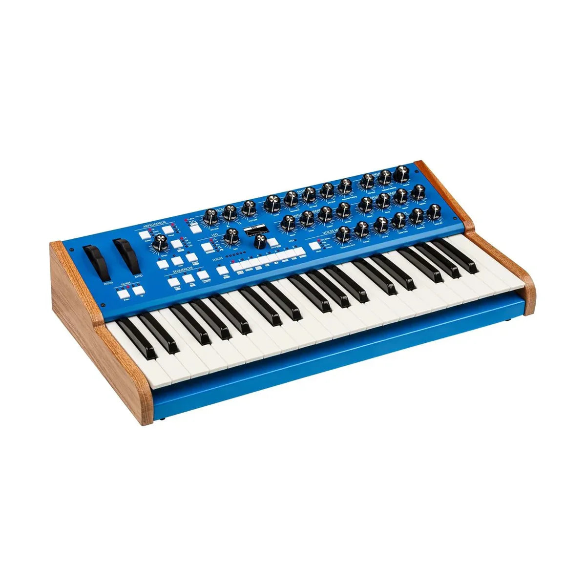 GS Music Bree6 - Keyboard Version Polyphonic Synth - Blue, keyboard synthesizer instrument