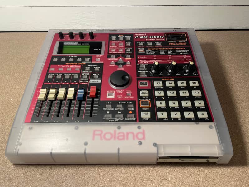 Roland SP-808EX e-MIX Studio Phrase Sampling Workstation 2000s Red