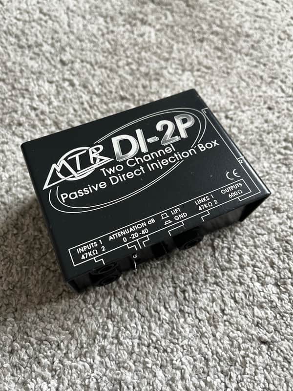 MTR DI2P Passive 2 channel DI box