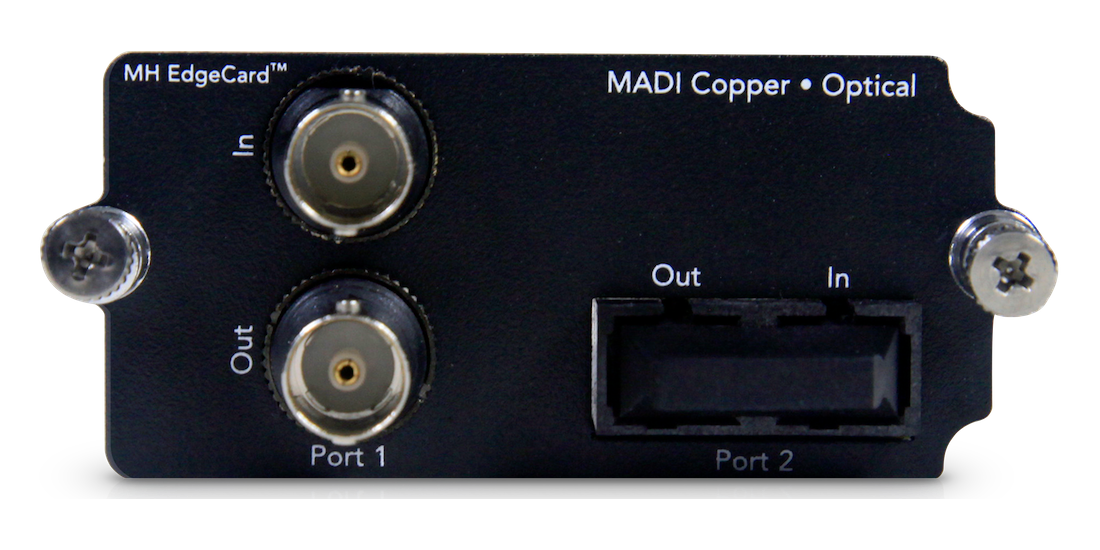 MH EdgeCard - MADI (1x Copper/1x Optical)