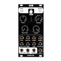 Black 4ms Sampler module with multiple knobs, buttons, and 1/8 inch jacks labeled for pitch, sample, and playback control.