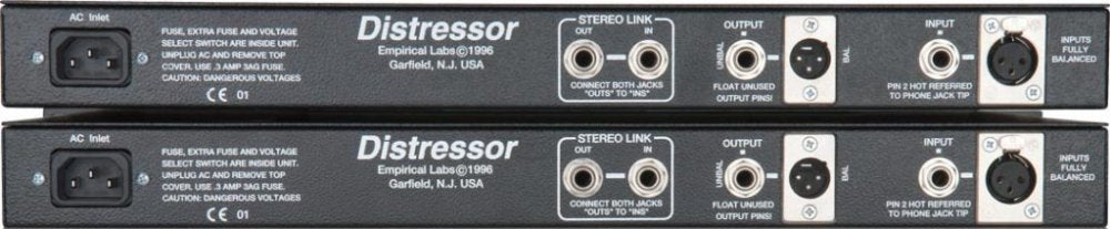 EMPIRICAL LABS EL8X-S Distressor Stereo Pair — Compressor