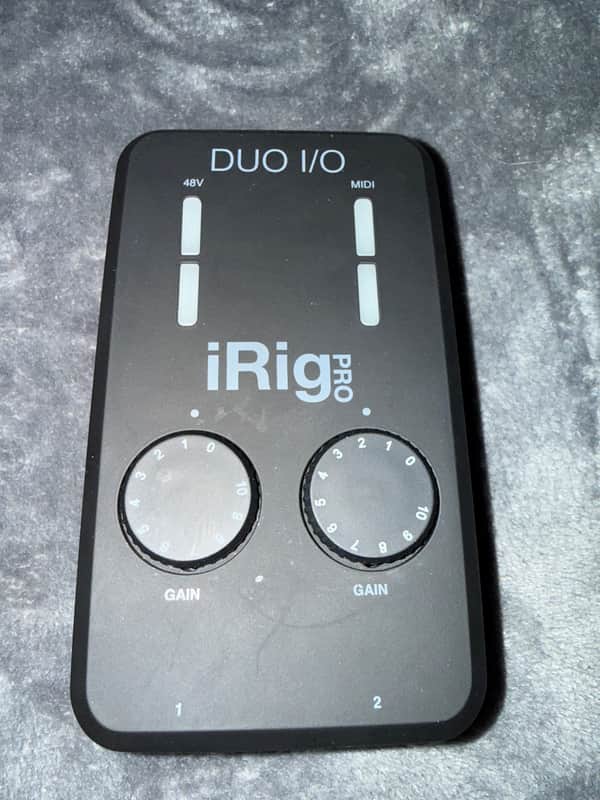IK Multimedia iRig Pro Duo I/O 2-Channel Mobile Audio Interface 2020 - Present - Black