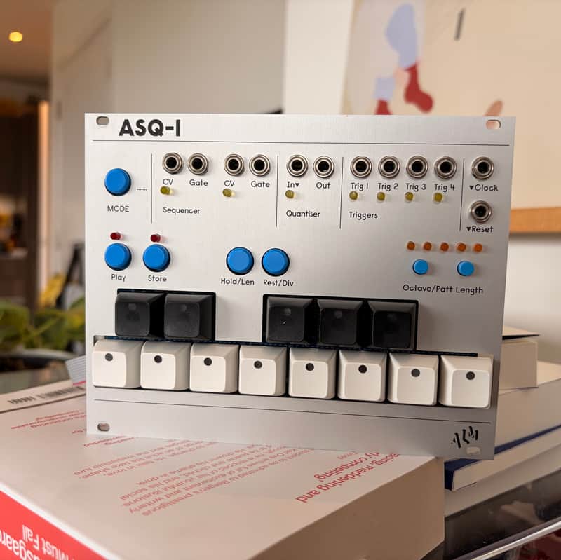 ALM/Busy Circuits ALM035 ASQ-1 Sequencer Eurorack Synth Module 2022 - Present - Silver