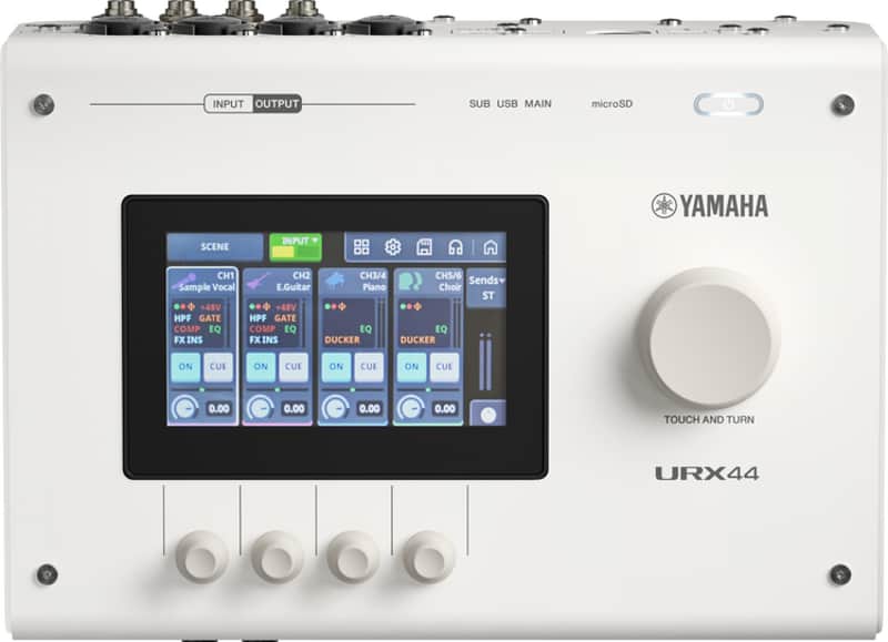 Yamaha URX44 USB-C Audio Interface - White (URX44Wd1)