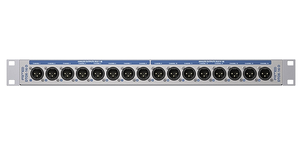 DTOX-16 Universal XLR D-SUB Breakout Panel - 16-Outputs