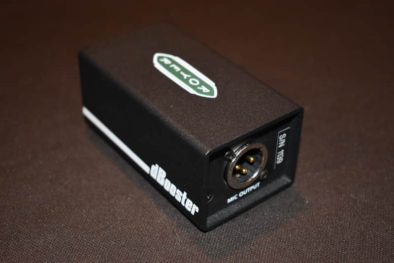 Royer R-DB20 dBooster inline microphone signal booster 2019 - Present - Black
