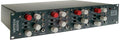 Rackmount audio pre-amplifier and equalizer unit with multiple rotary knobs and instrument jacks.