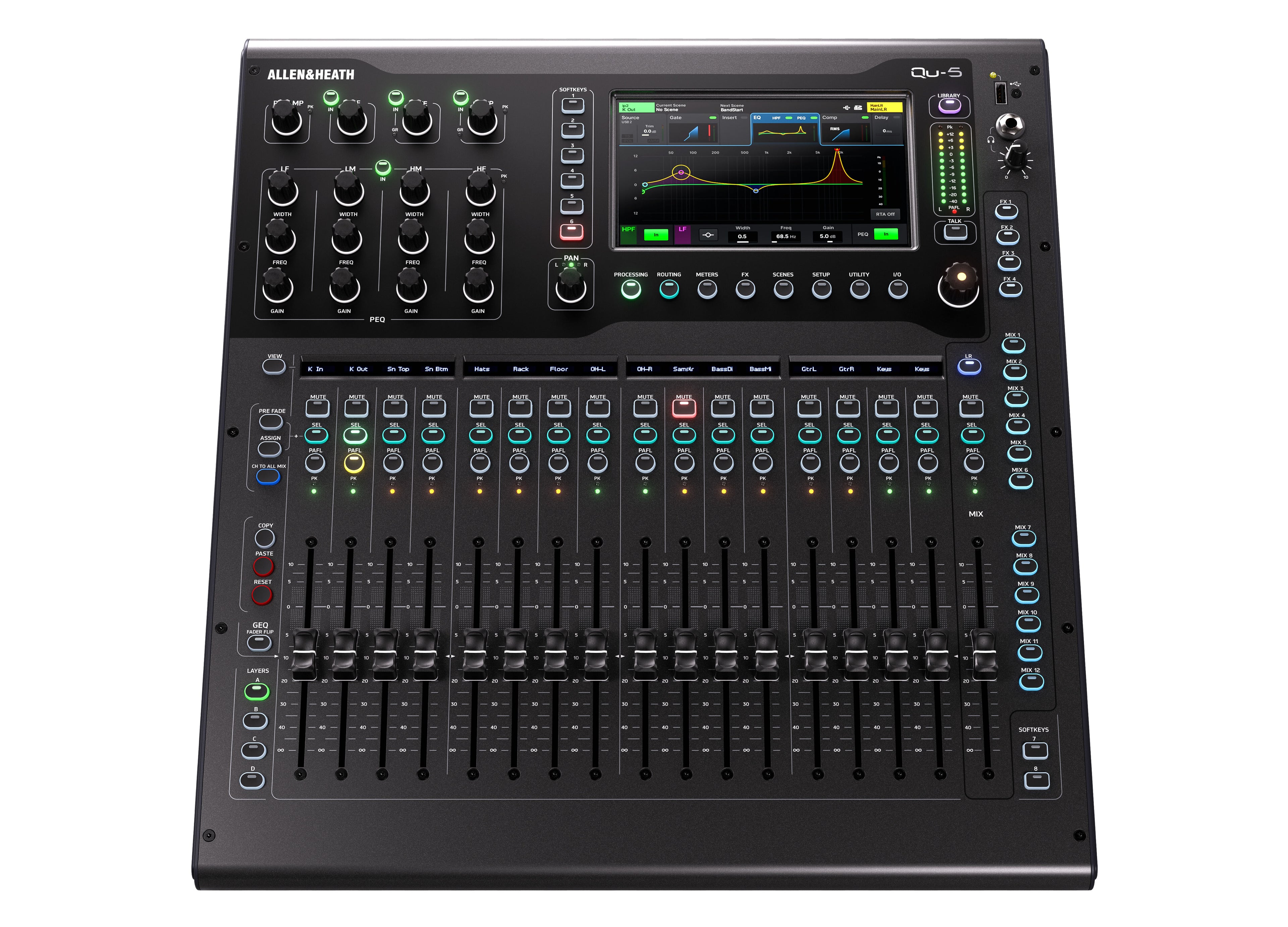 Qu-5 32-Channel 96kHz Digital Audio Mixer