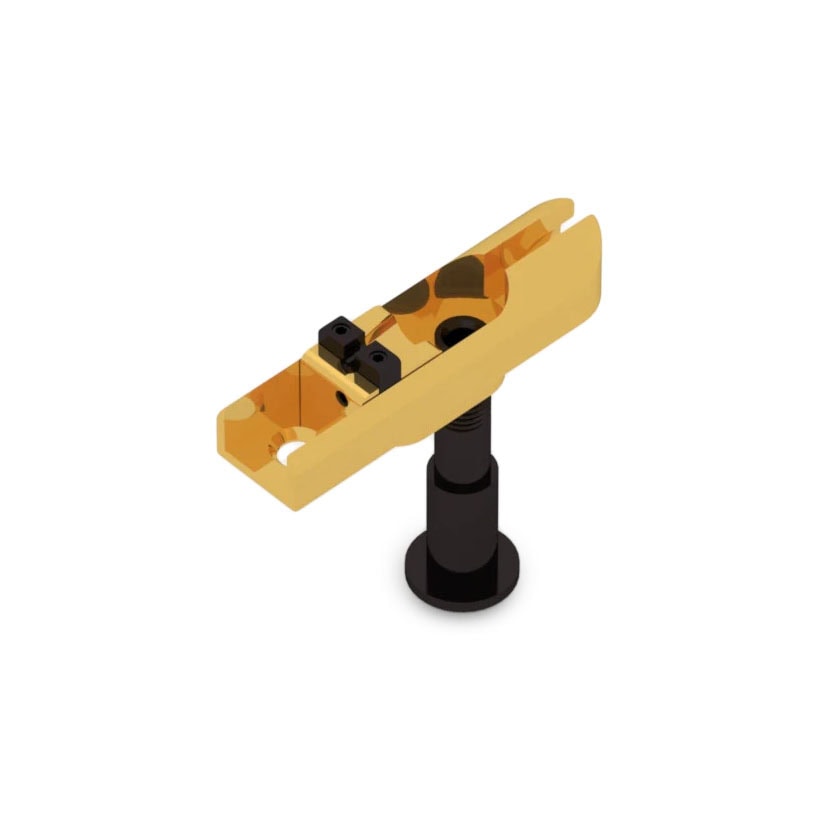 Hipshot 5A100GST Triple Lock Down Single String Bass Bridge Saddle – Small Groove / Long Tube