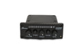 Black Ibanez guitar preamp control module with volume, treble, bass knobs, tuner and phase buttons.
