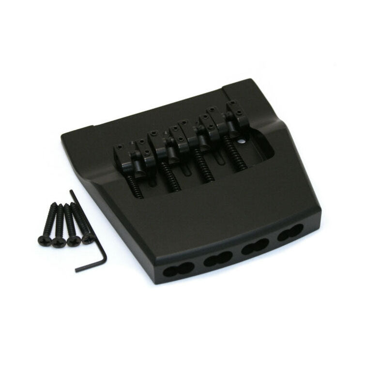 Hipshot 5RK400BB 4 String Black Rickenbacker® Replacement Bass Bridge