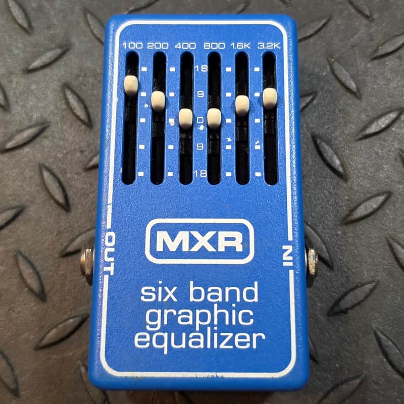 MXR M109 6 Band EQ 1990's Vintage REISSUE Graphic Six Band Equalizer Dimebag Darrell EVH