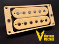 NOS Vintage Gibson Tim Shaw Humbucker Patent Number – Kalamazoo Era Double Cream – 8.87K Hot PAF Pickup