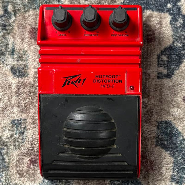 1980s Peavey HFD2 Hotfoot Distortion Vintage Made In USA Guitar Effect Pedal!