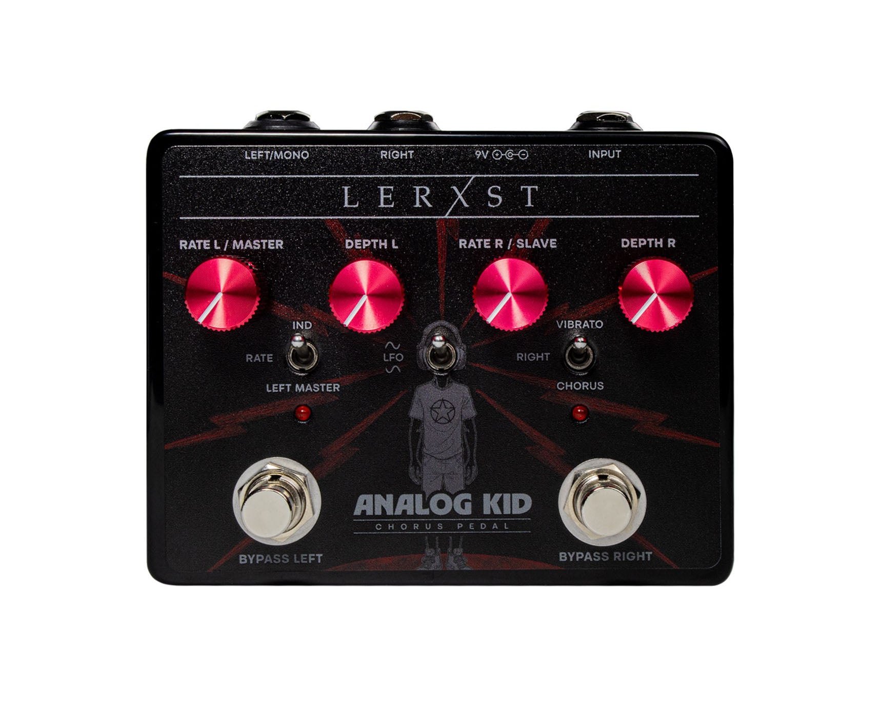 Lerxst Analog Kid Alex Lifeson Chorus Pedal With Autographed Laminate