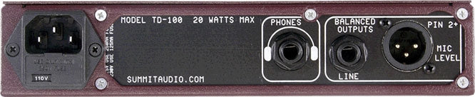 SUMMIT TD-100 — Microphone, studio recording microphone body
