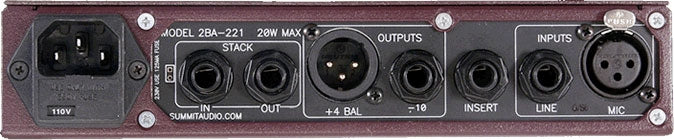 SUMMIT 2BA-221 — Microphone, studio recording microphone body