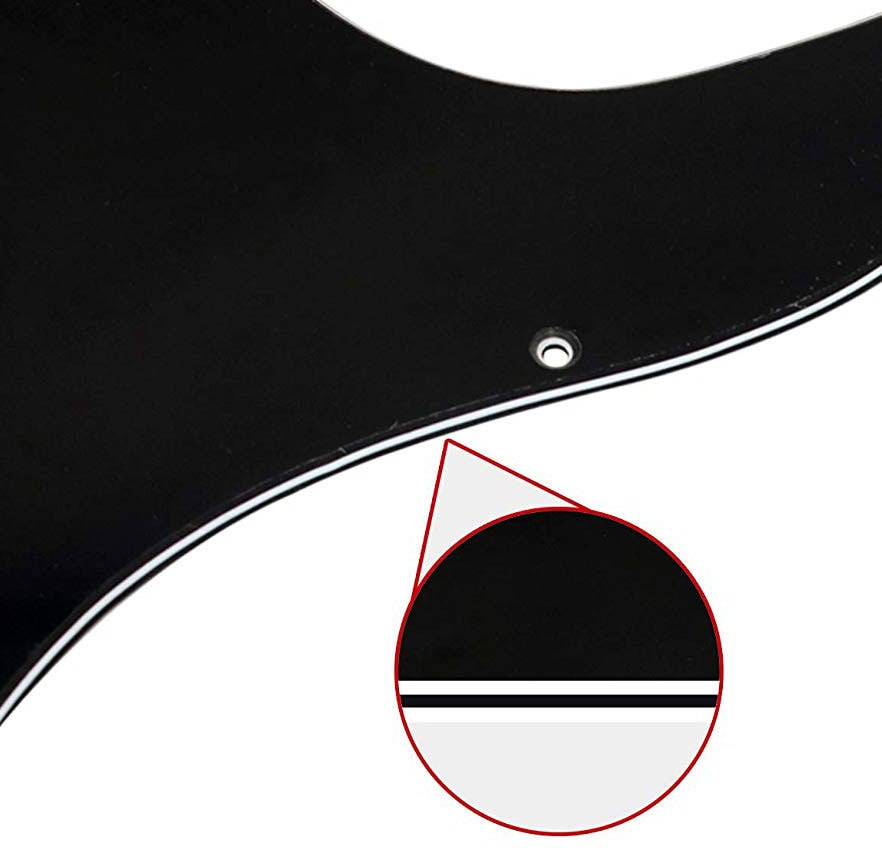 Solo Music Gear Solo TC Style Black Pickguard 3 Ply B/W/B