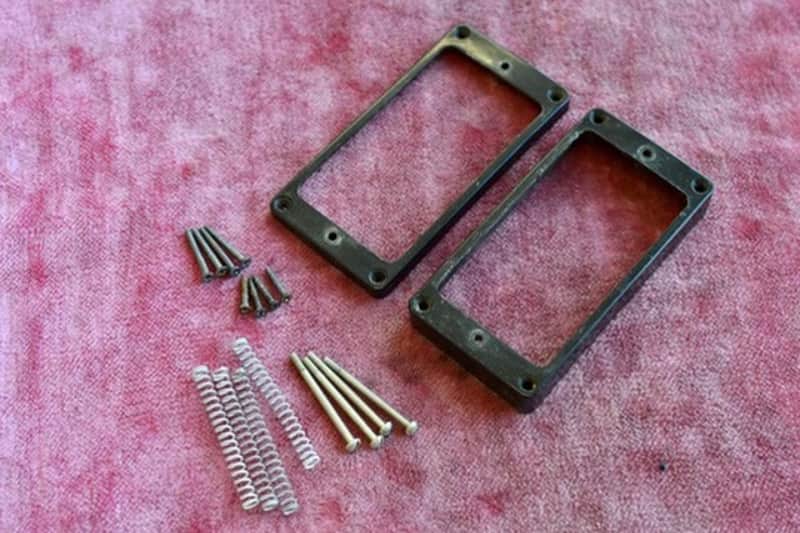 Vintage 1959 Gibson M-69 PAF Ring set w/ Screws & Springs Les Paul Custom, SG, Archtop