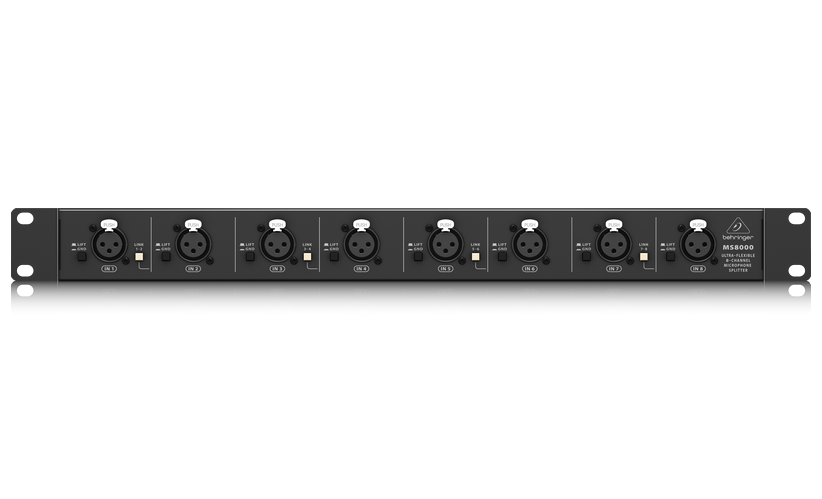MS8000 8-Channel Microphone Splitter