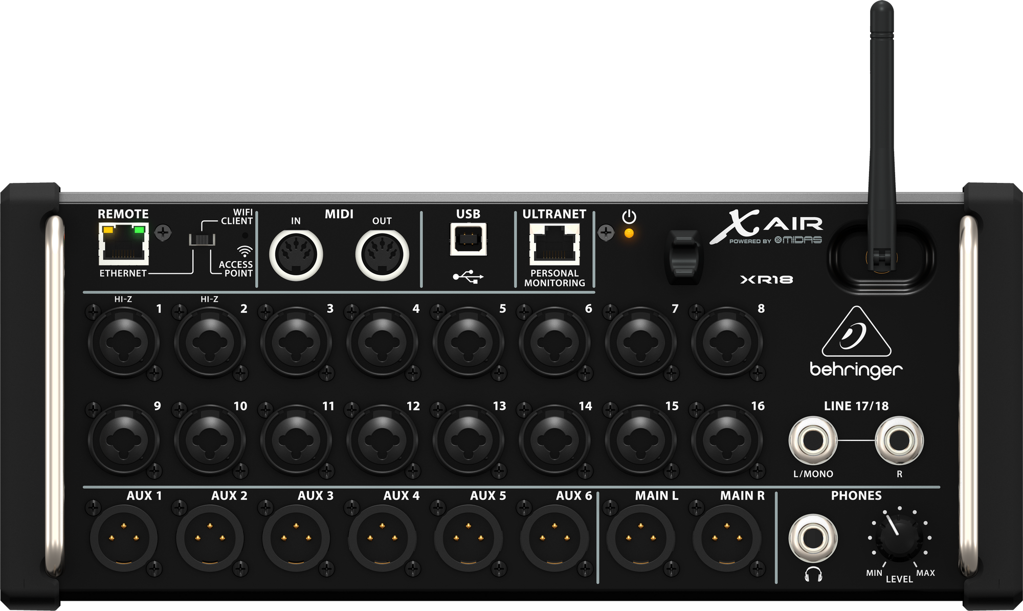 X Air Series 18-Channel, 12-Bus Stagebox