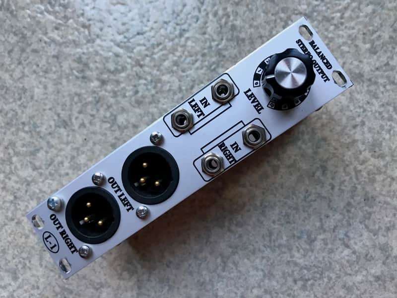 L-1 XLR Balanced Stereo Output Eurorack