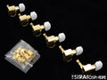 USA Fender James Burton Tele GOLD PEARL TUNERS TUNING PEGS, Strat Telecaster!