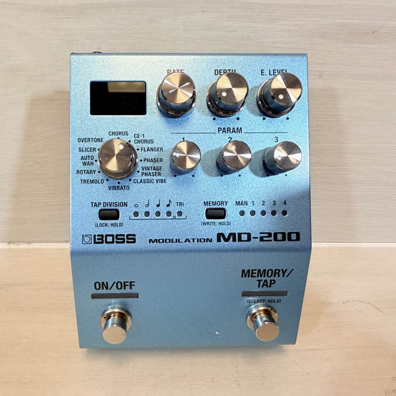 Boss MD-200 Modulation Pedal Multi-Effect Chorus Phaser Flanger Tremolo w/ Box